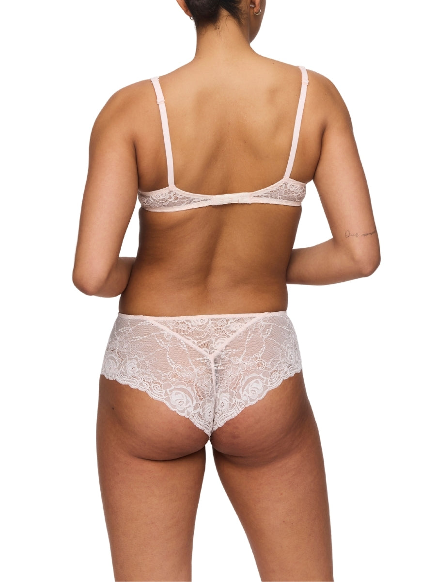Cyrile Padded Plunge Bra - Crystal Pink
