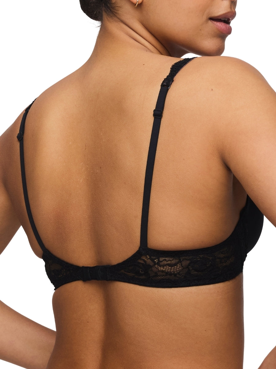 Cyrile Padded Heartshape Bra - Black