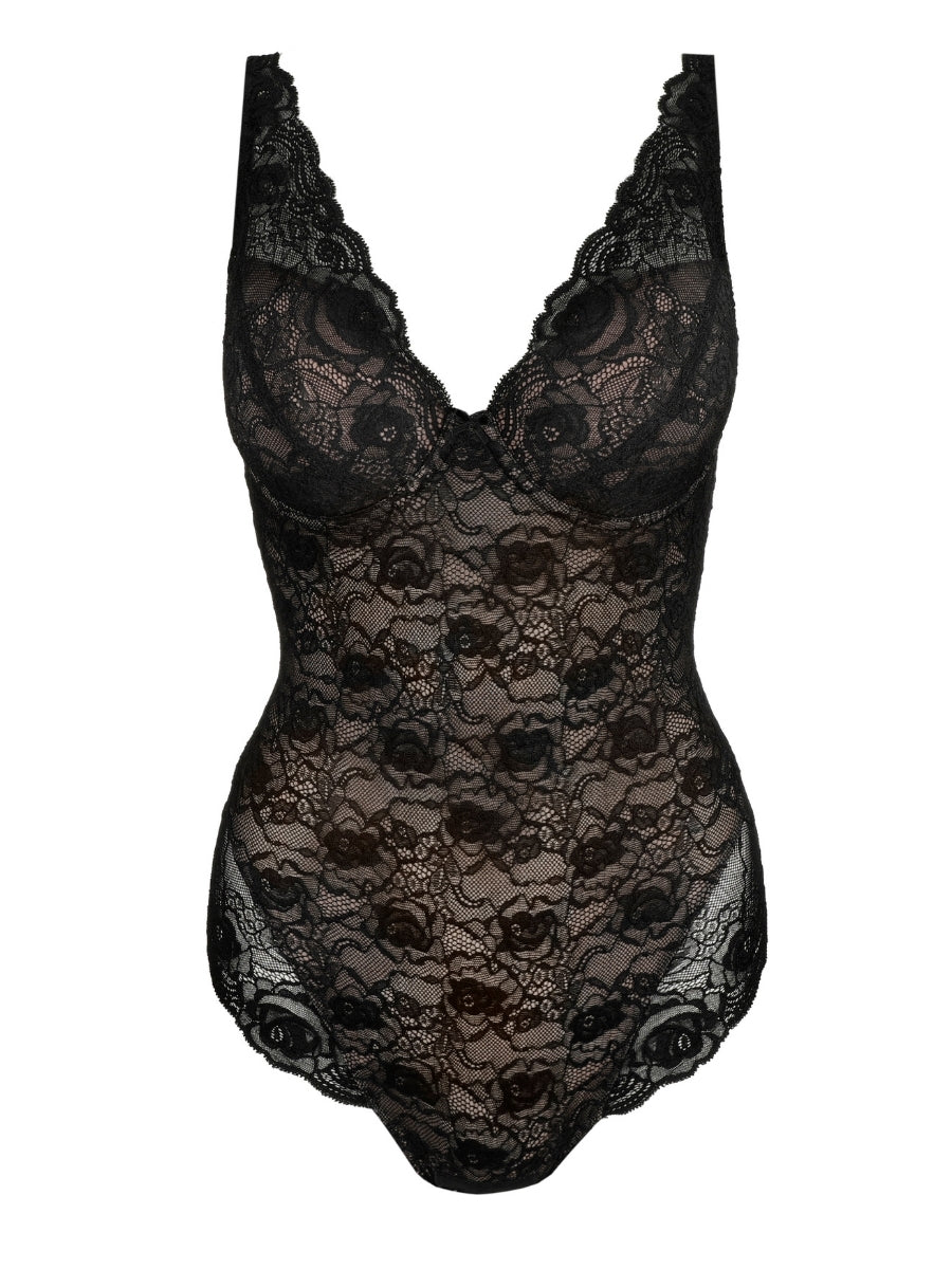 Cyrile Padded Plunge Body - Black