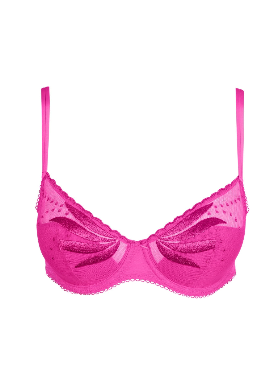 Etoile Half Padded Plunge Bra - Cactus Flower