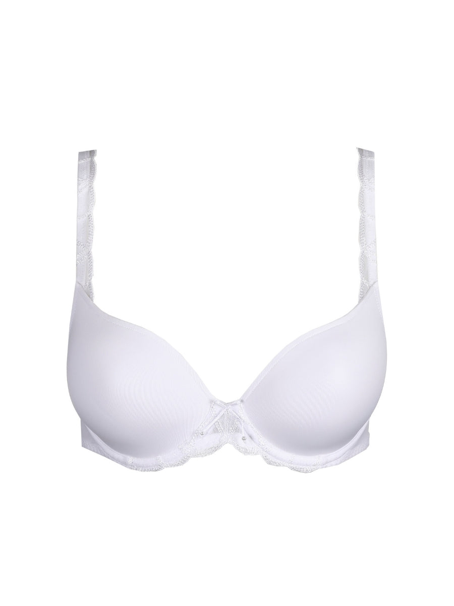 Heleen Padded Heartshape Bra - White