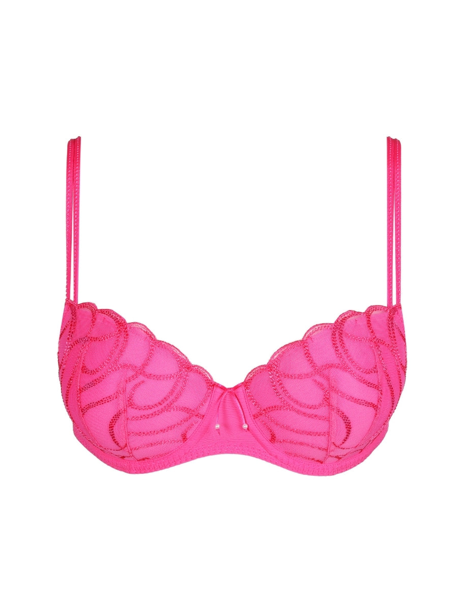 Heleen Padded Balcony Bra - Hollywood Pink
