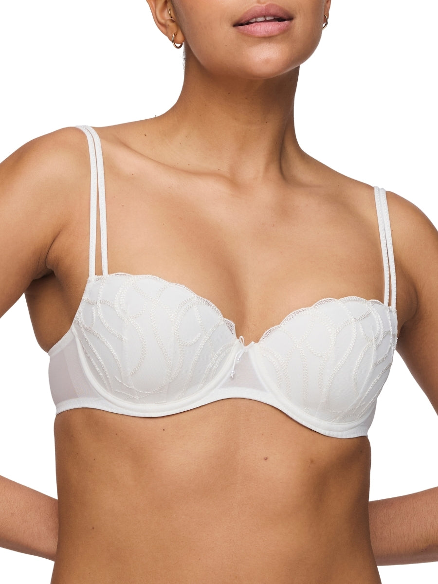 Heleen Padded Balcony Bra - Natural