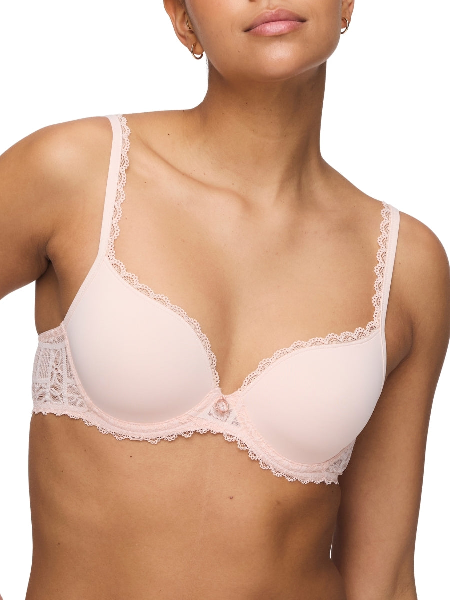 Jadei Padded Heartshape Bra - Glossy Pink