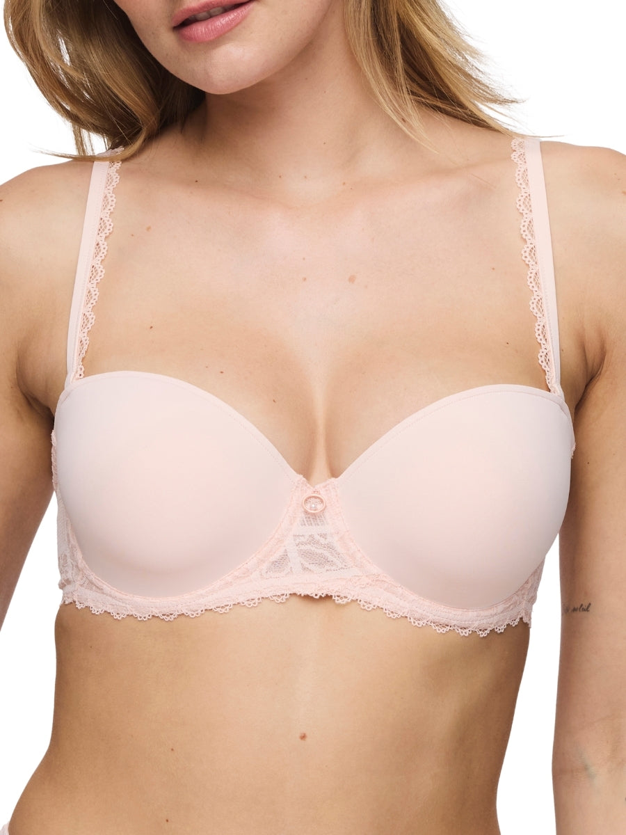Jadei Padded Strapless Bra - Glossy Pink