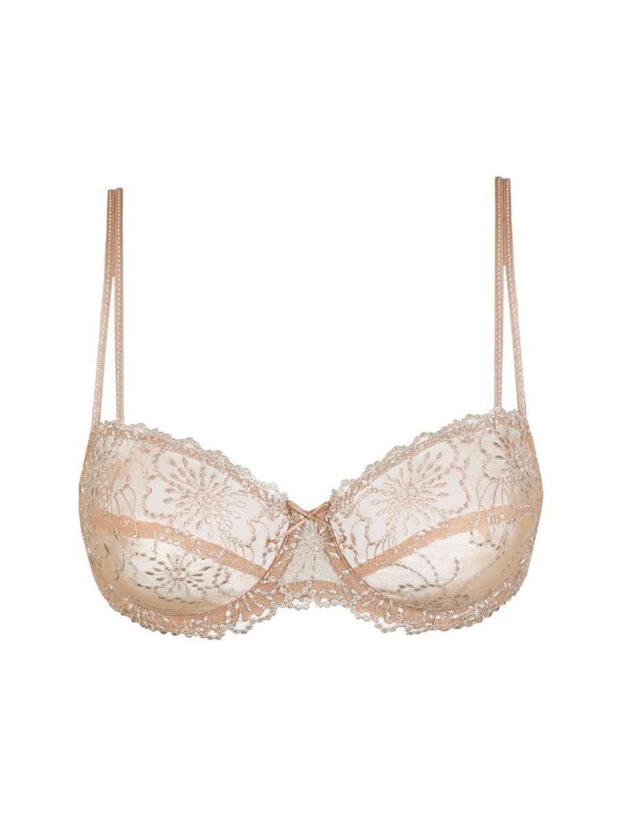 Jane Horizontal Seam Balcony Bra - Sand