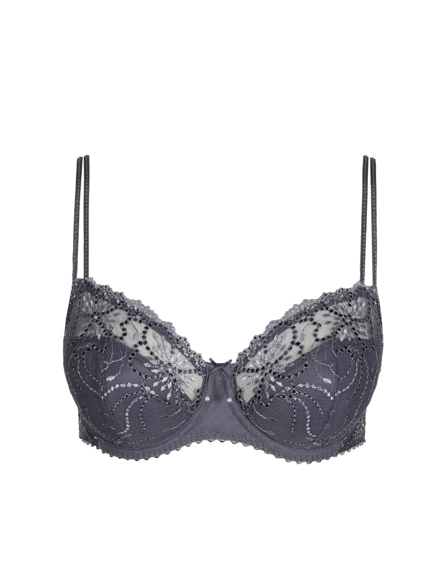 Jane Half Padded Balcony Bra - Blue Shadow