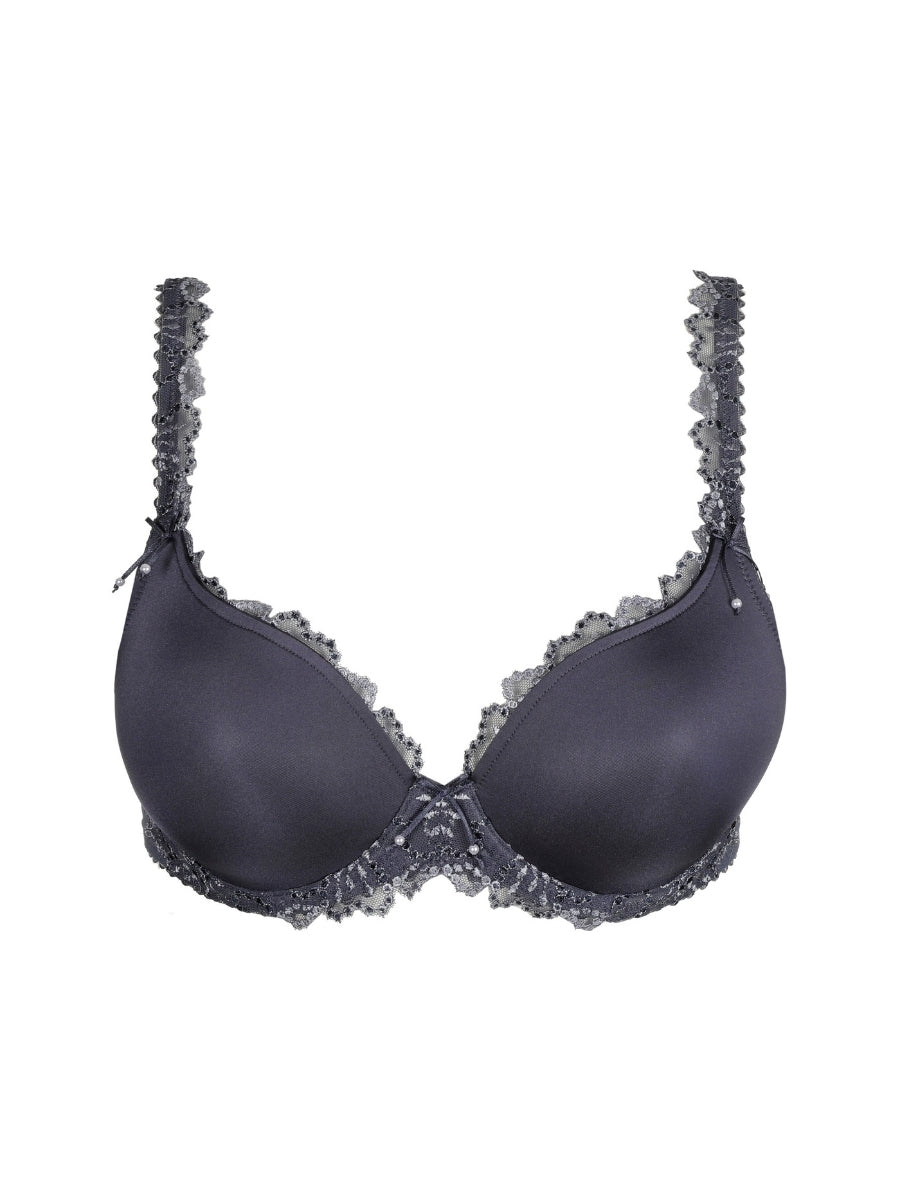 Jane Padded Heartshape Bra - Blue Shadow
