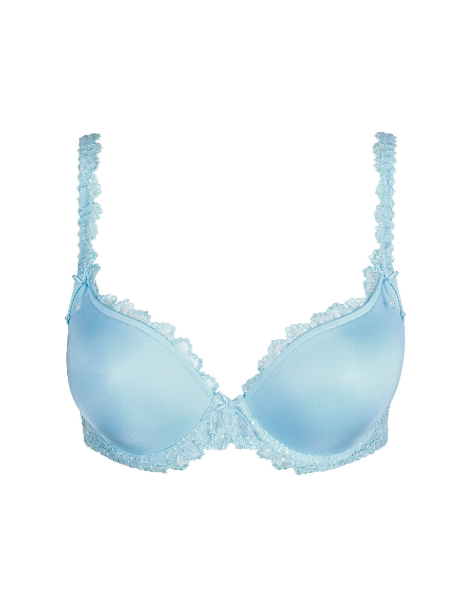 Jane Padded Heartshape Bra - Milky Blue
