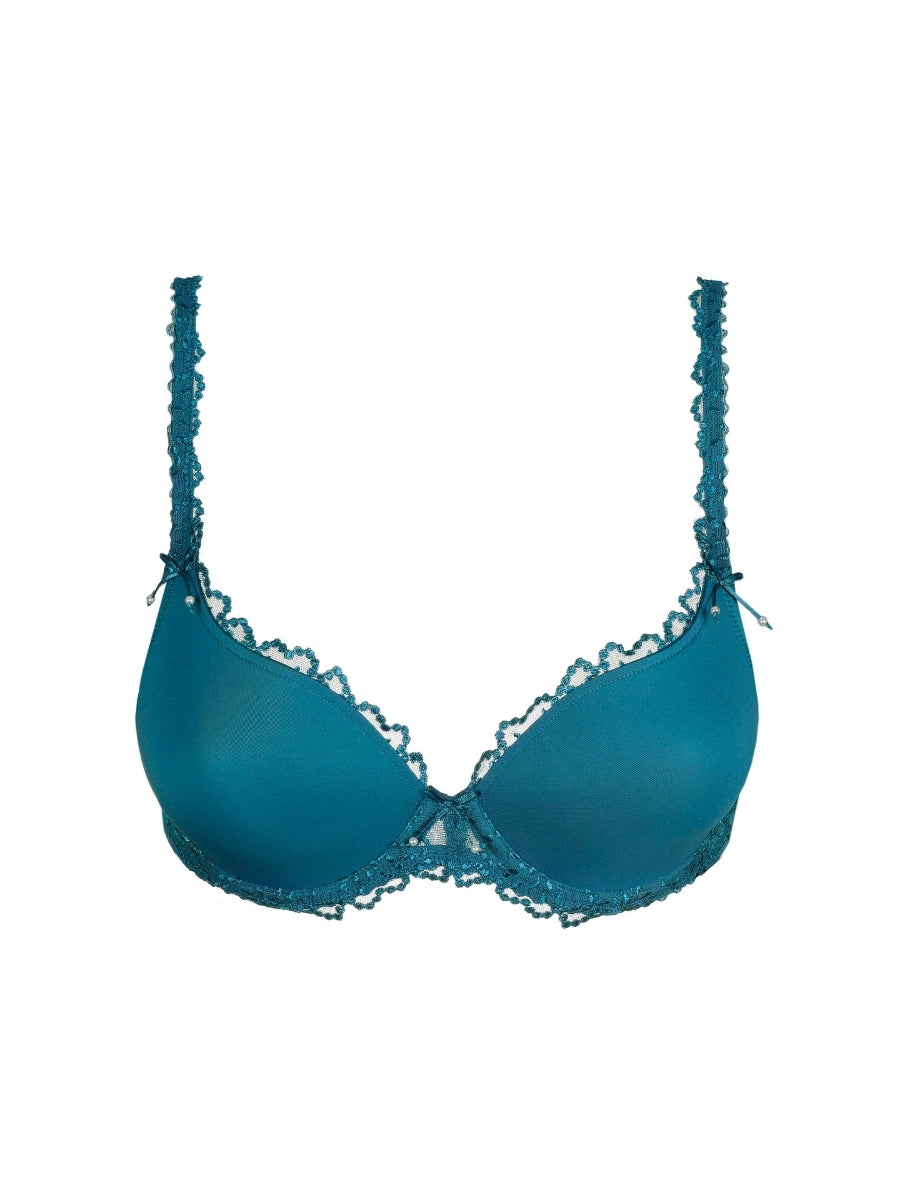 Jane Padded Heartshape Bra - Peacock