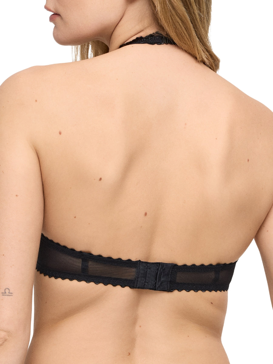 Jane Padded Heartshape Bra - Black