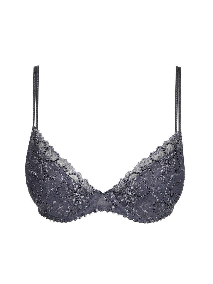 Jane Push Up Bra - Blue Shadow