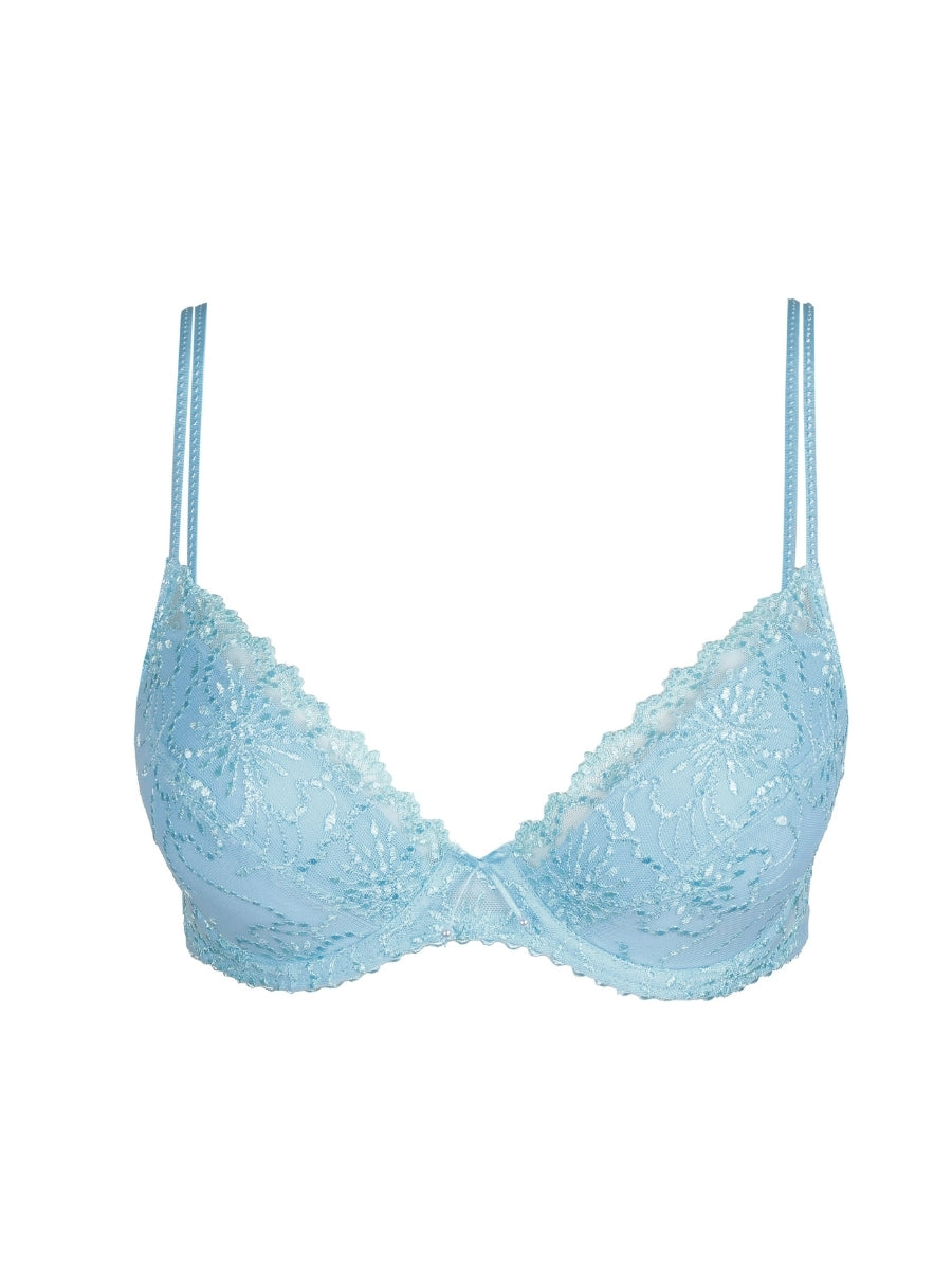 Jane Push Up Bra - Milky Blue