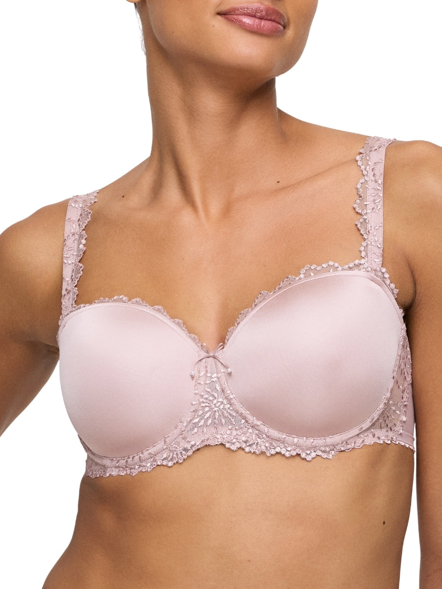 Jane Padded Strapless Bra - Bois De Rose