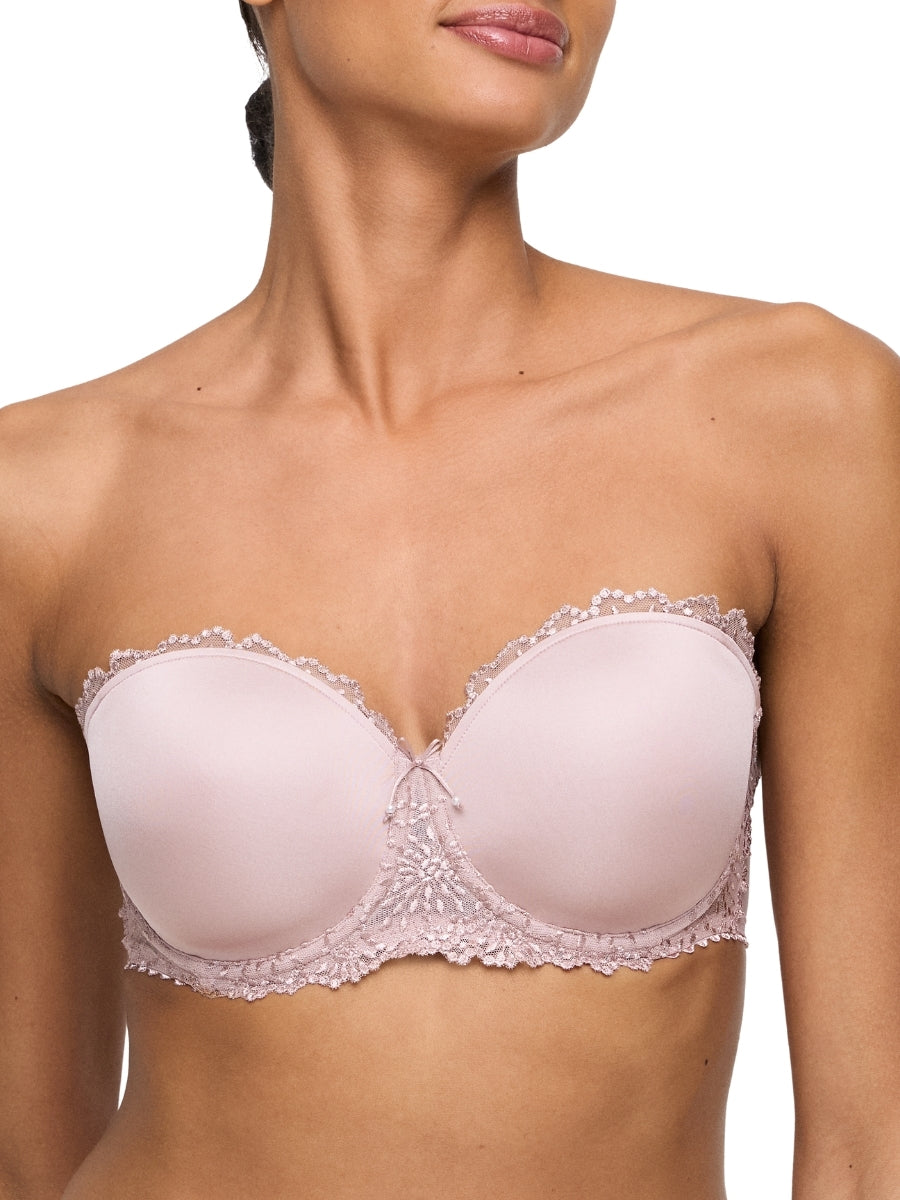 Jane Padded Strapless Bra - Bois De Rose