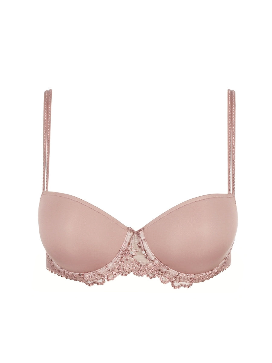 Jane Padded Balcony Bra - Bois De Rose
