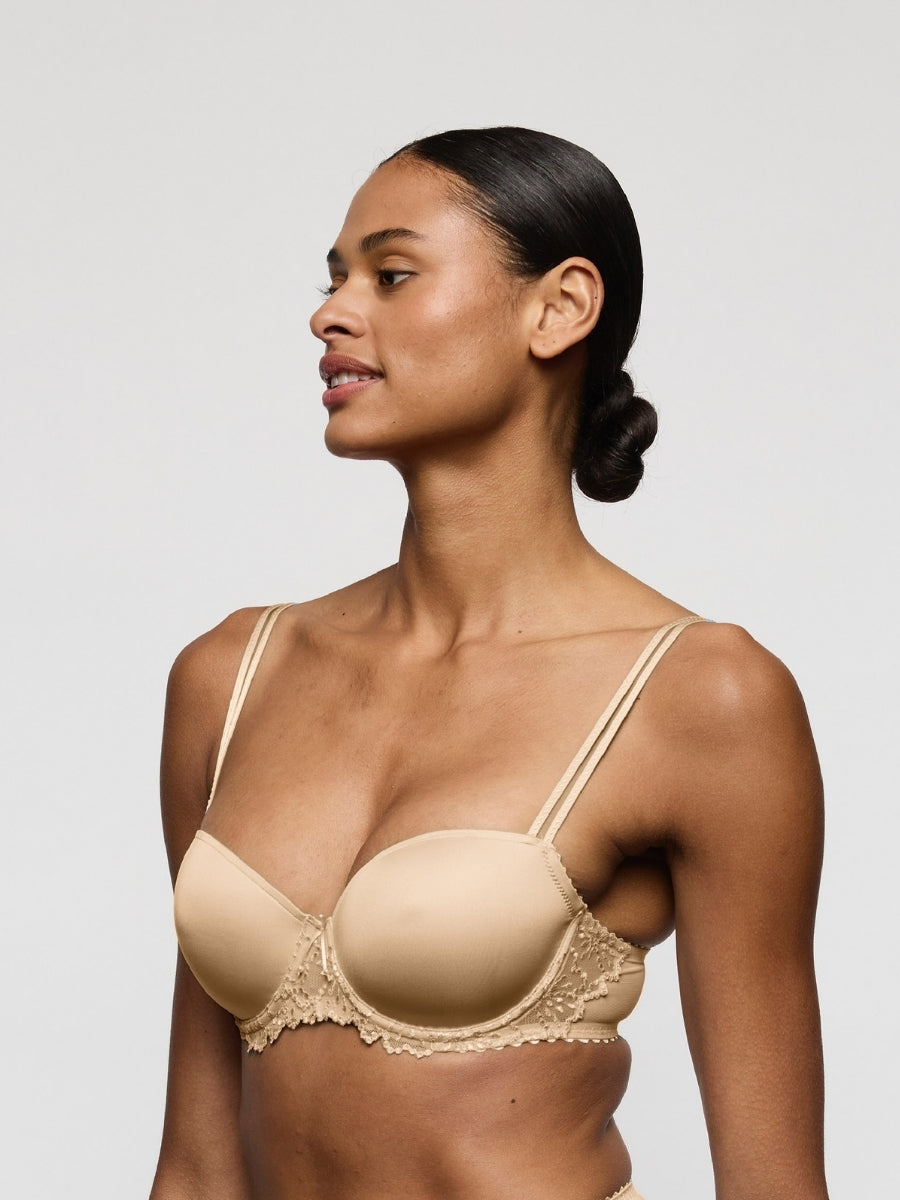 Jane Padded Balcony Bra - Sand