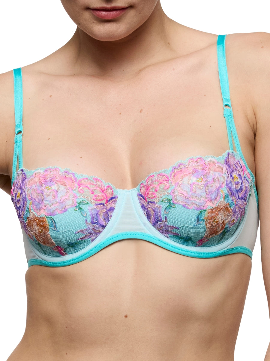 Lisbeth Half Padded Balcony Bra - Clearwater