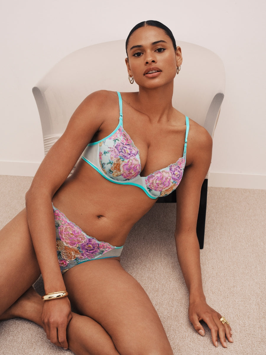 Lisbeth Padded Heartshape Bra - Clearwater