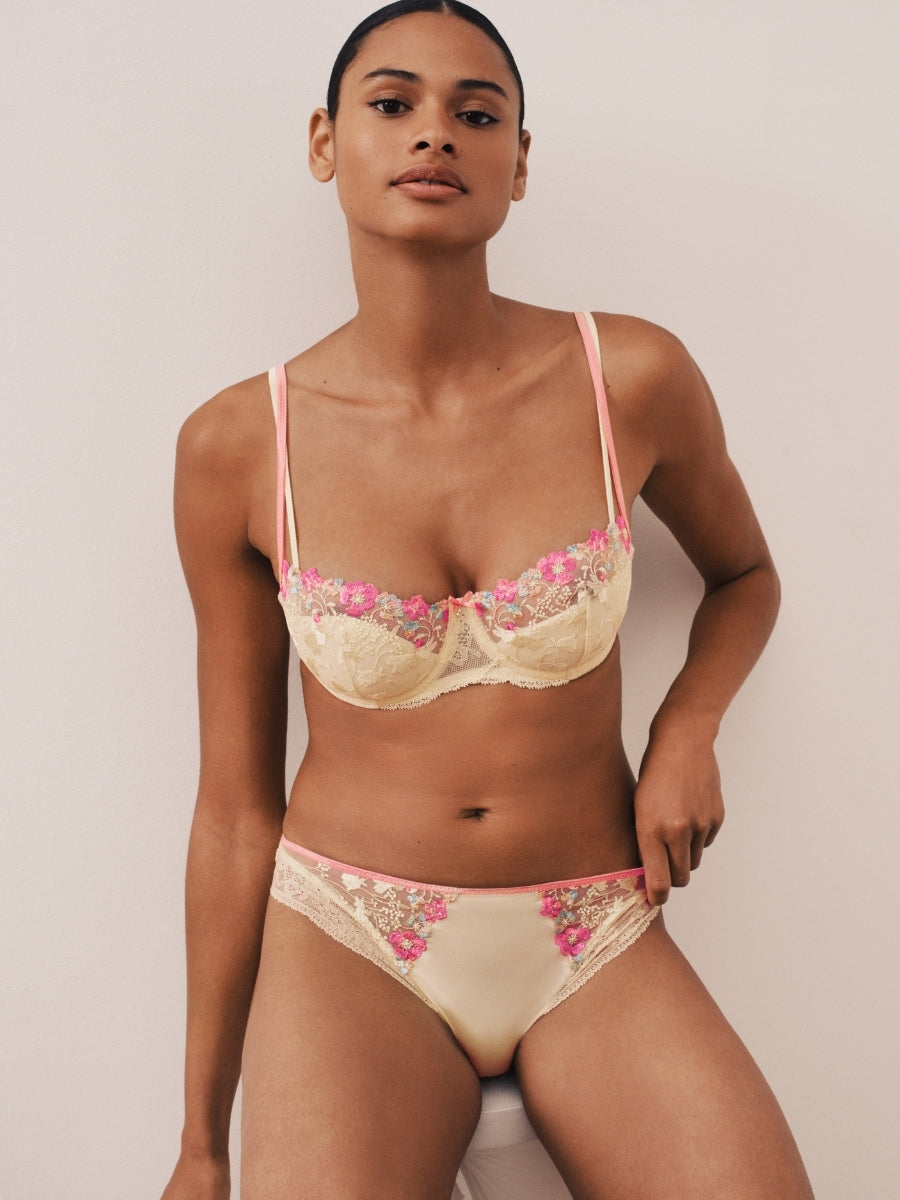 Lizelot Half Padded Balcony Bra - French Vanilla