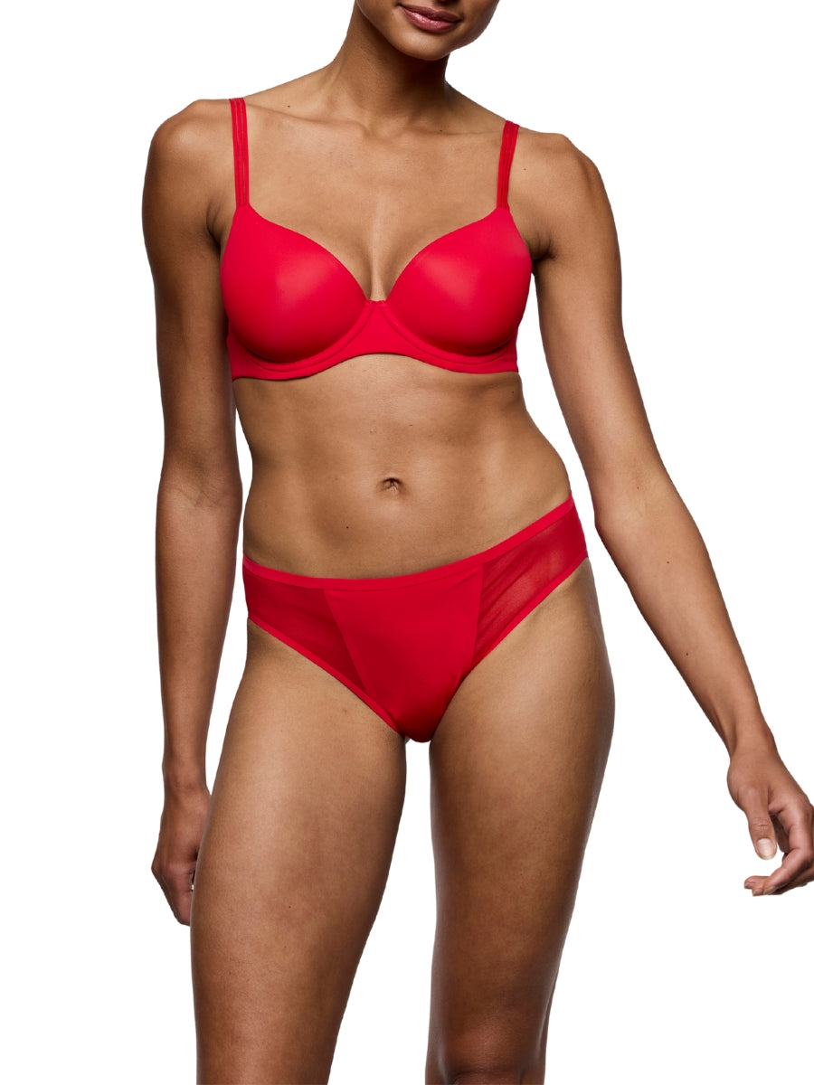 Louie Spacer Full Cup Bra - True Red