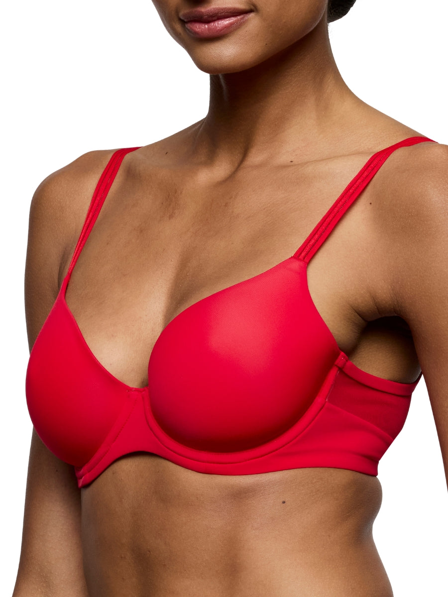 Louie Spacer Full Cup Bra - True Red