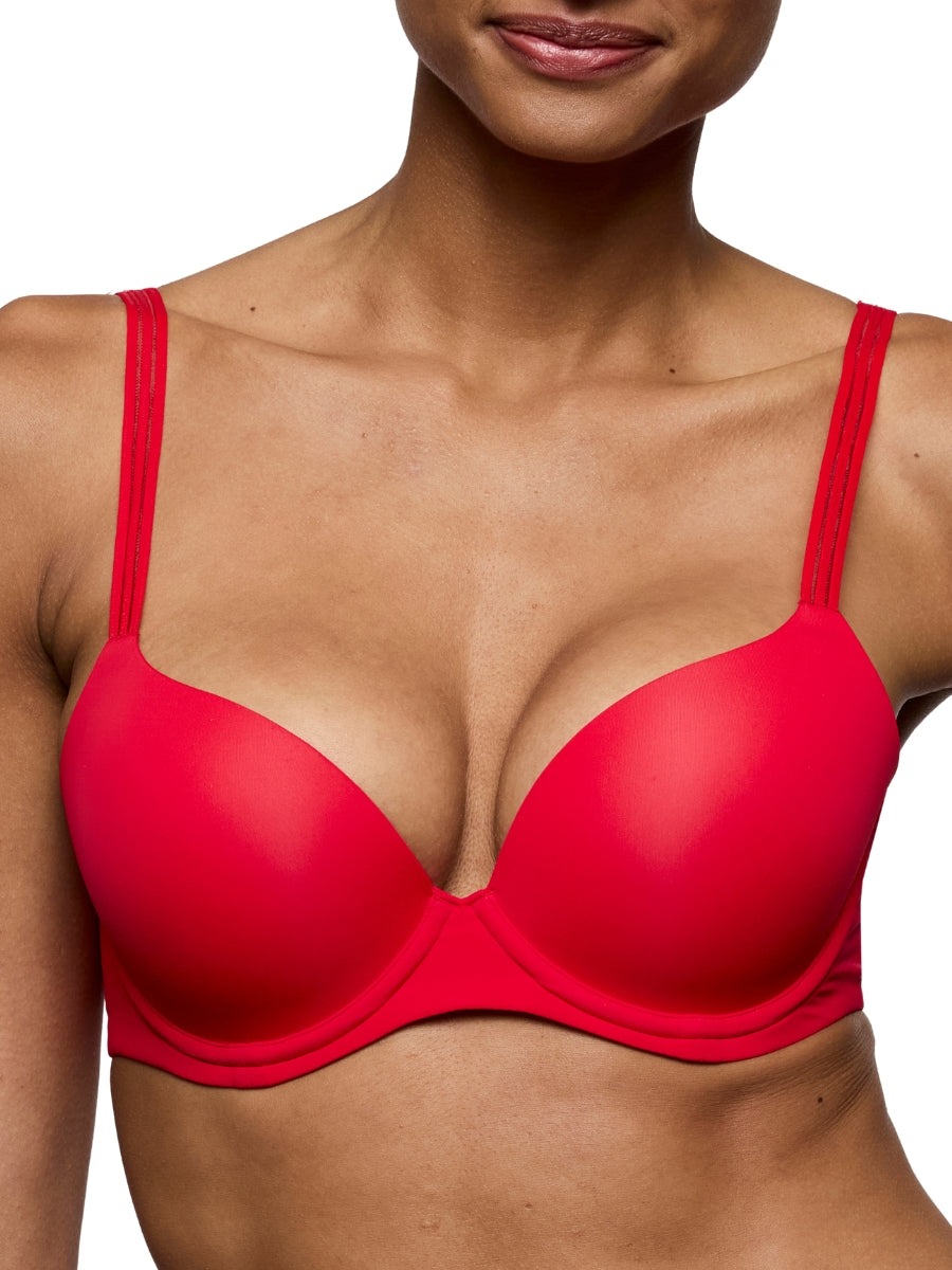 Louie Push Up Bra - True Red