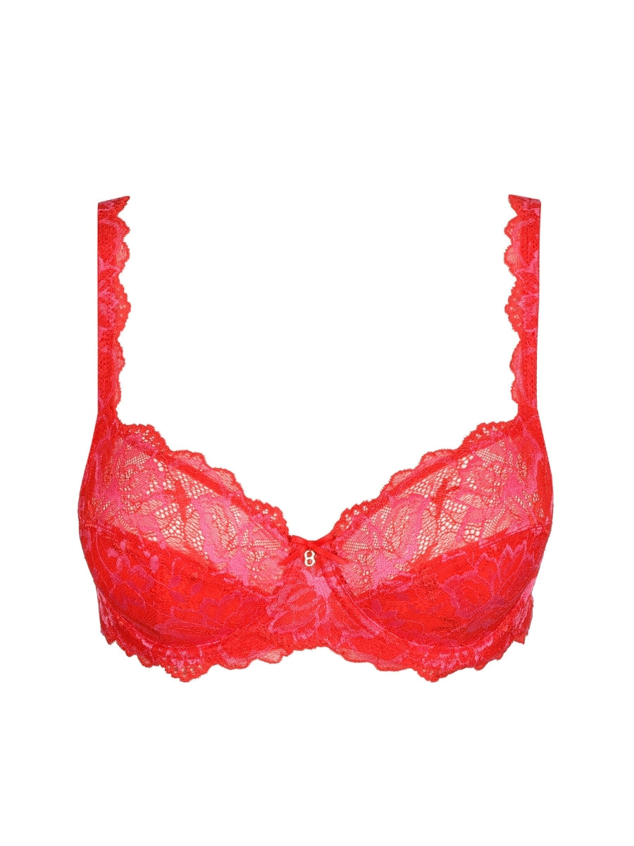 Manyla Full Cup Bra - Pixie Red
