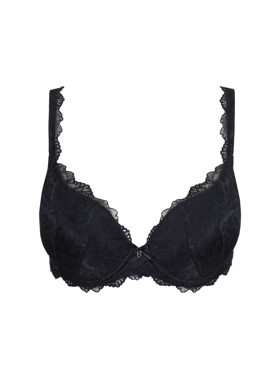 Manyla Padded Heartshape Bra - Velvet Blue