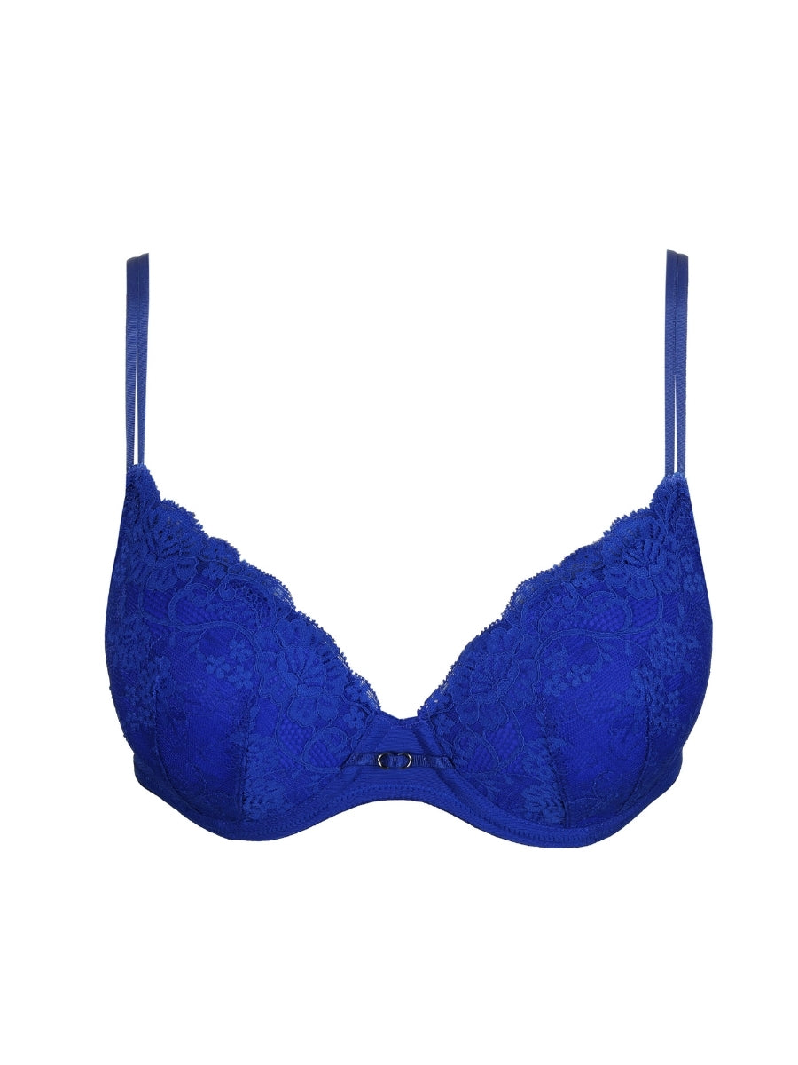 Melipha Padded Heartshape Bra - Blue Print