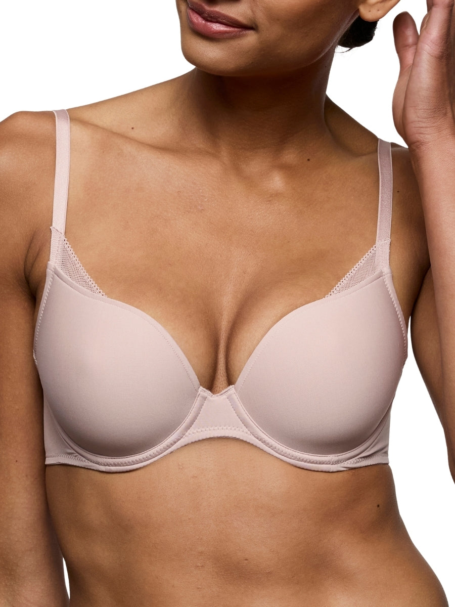Milao Padded Heartshape Bra - Shadow Grey