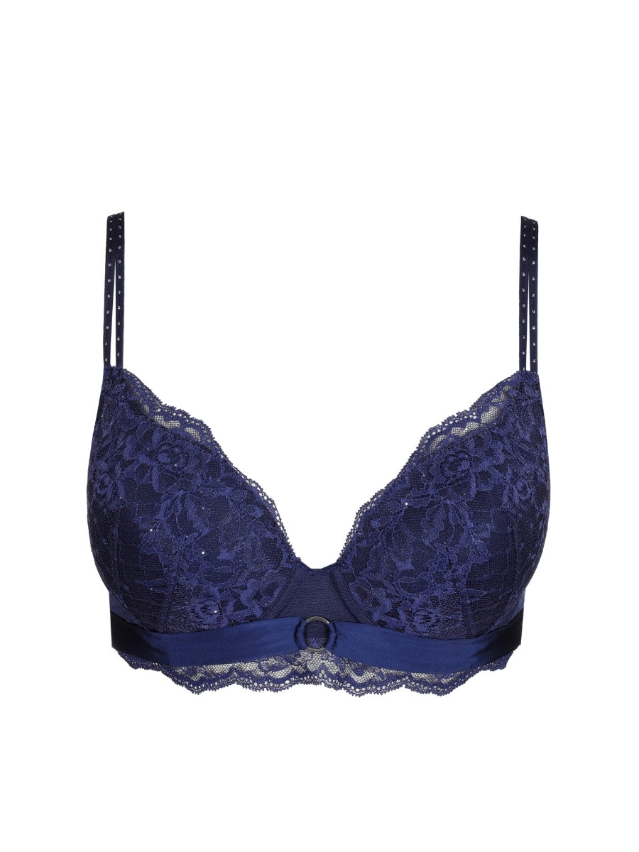 Musea Padded Heartshape Bra - Sapphire Blue
