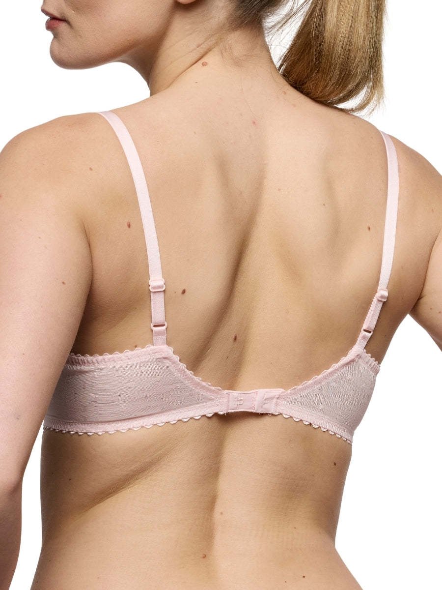 Noova Vertical Seam Balcony Bra - Gardenia Rose