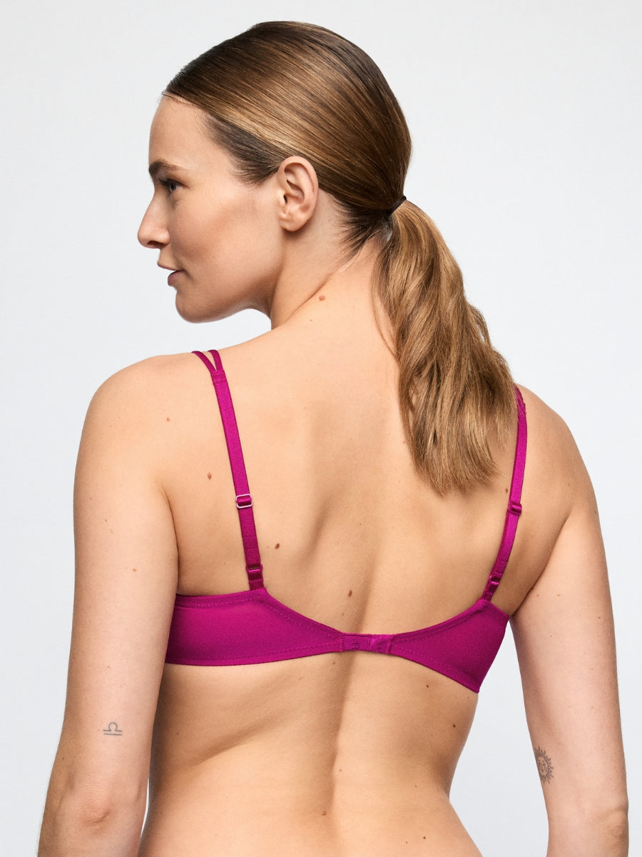 Odilly Padded Heartshape Bra - Wild Rose