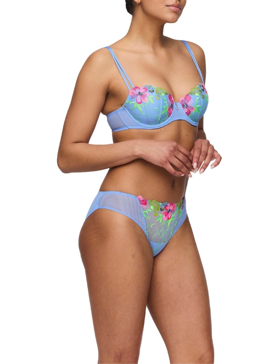 Odilly Padded Balcony Bra - Santorini Blue