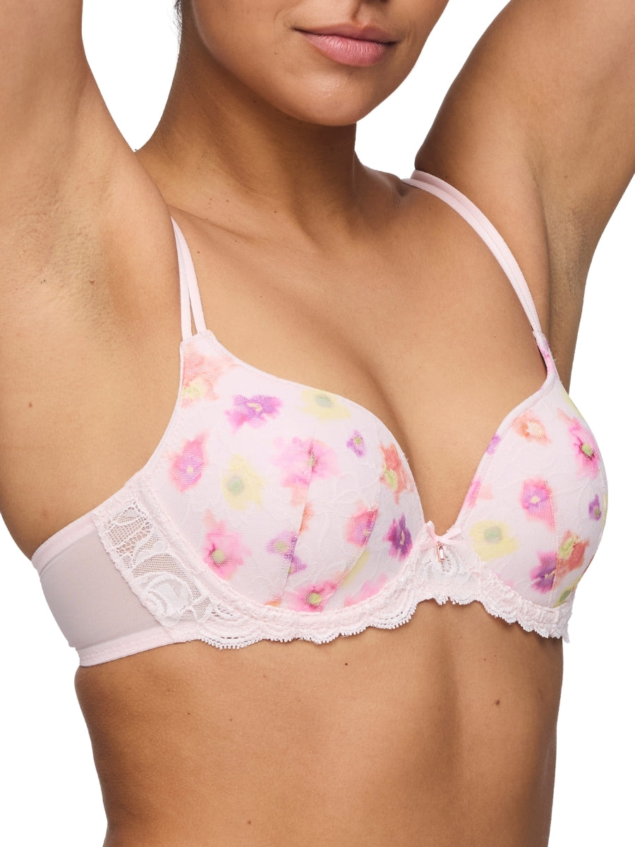 Selyna Padded Heartshape Bra - Gardenia Rose
