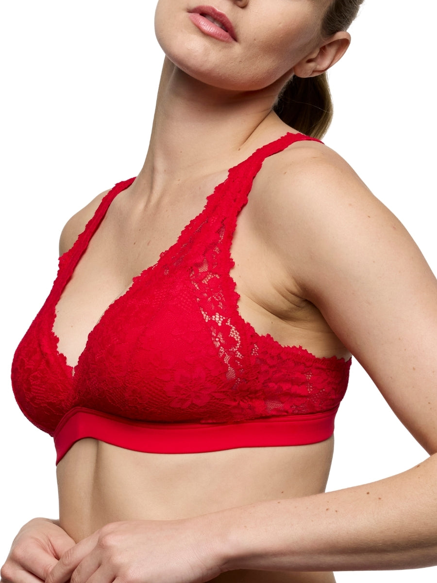 Soft Studio Padded Bralette - True Red