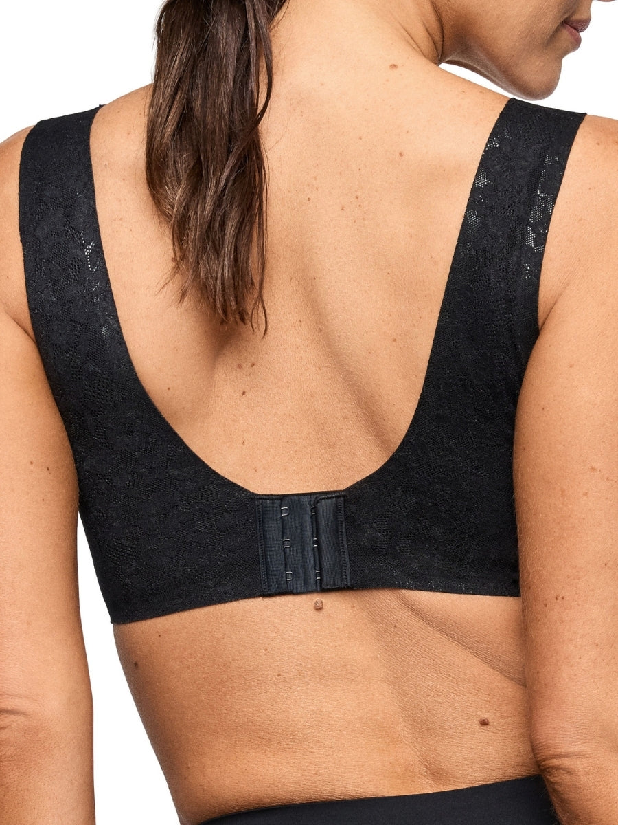 Soft Studio Lace Padded Bralette - Black
