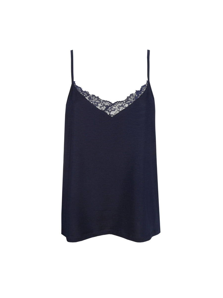 Soft Studio Cami Top - Velvet Blue