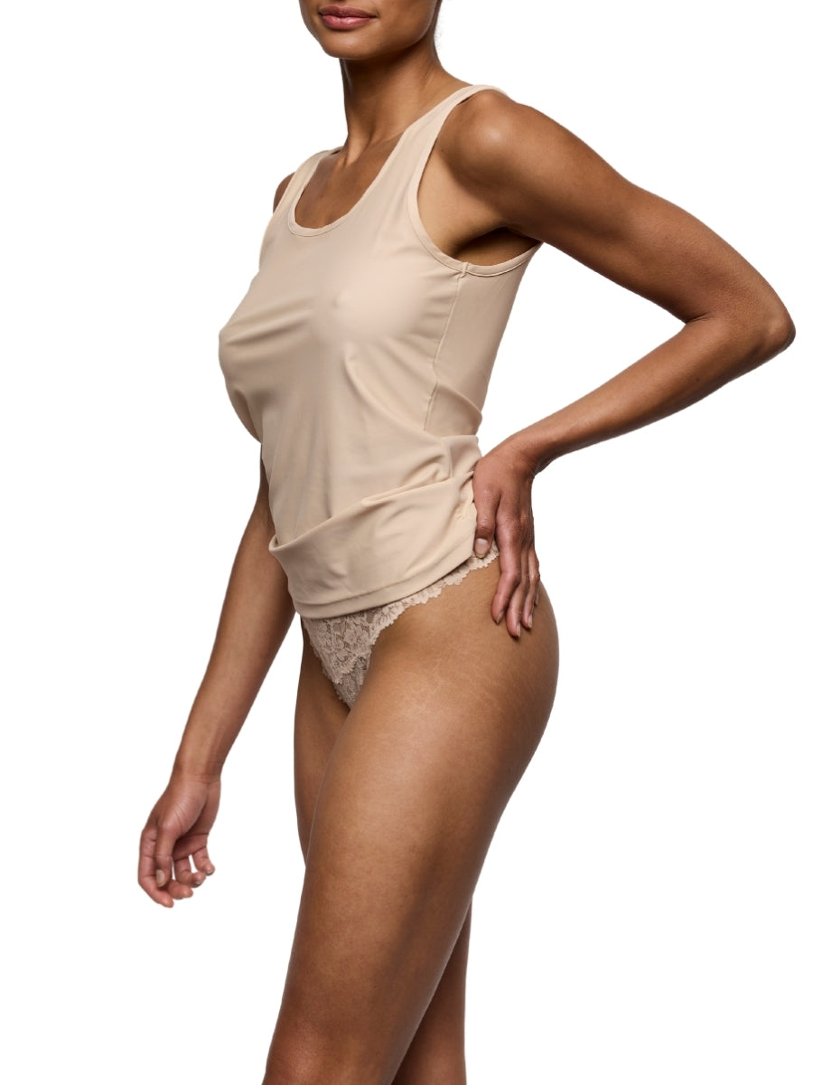 Soft Studio Vest Top - Caffé Latte