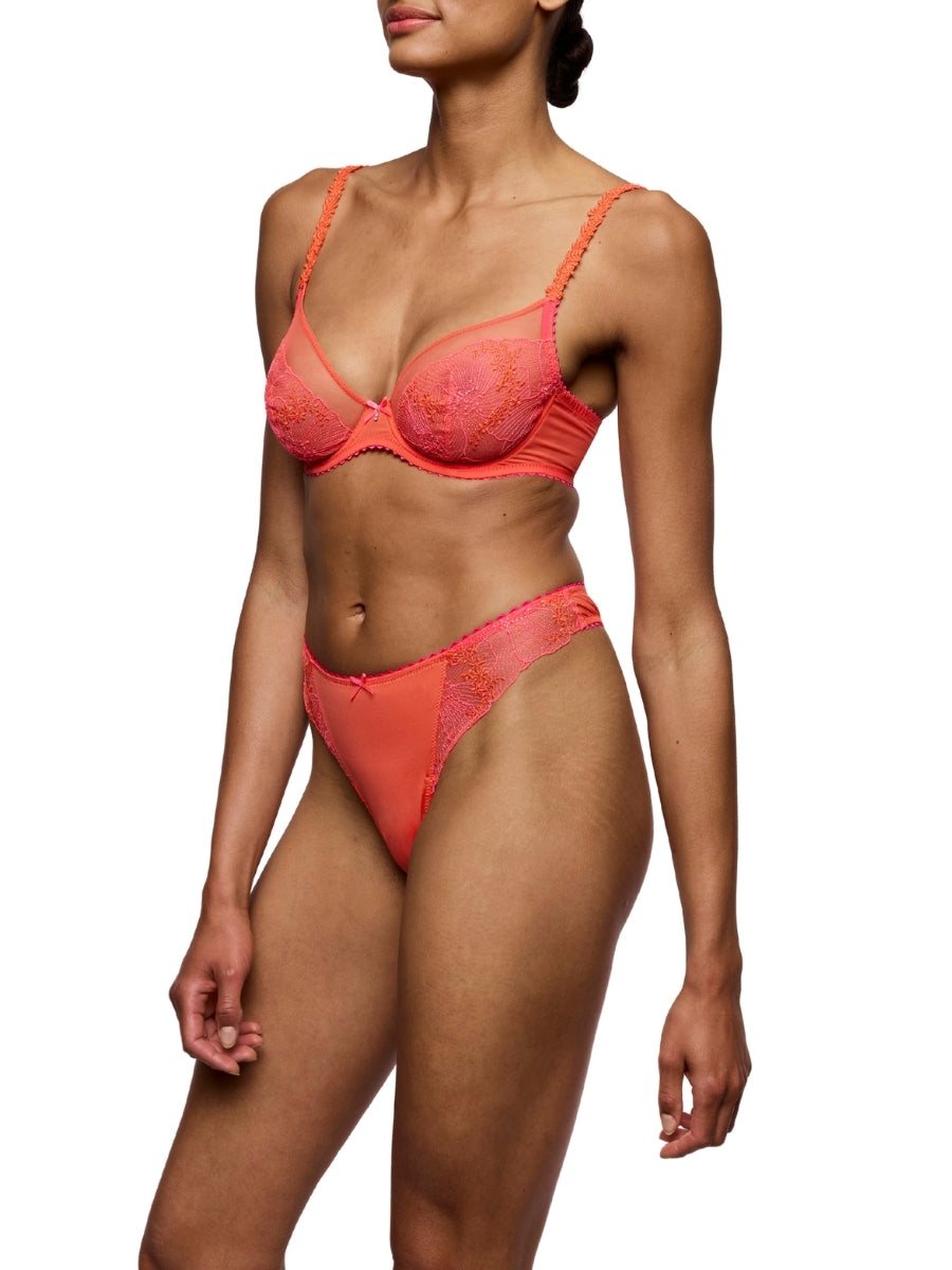 Solene Plunge Bra - Pamplemousse