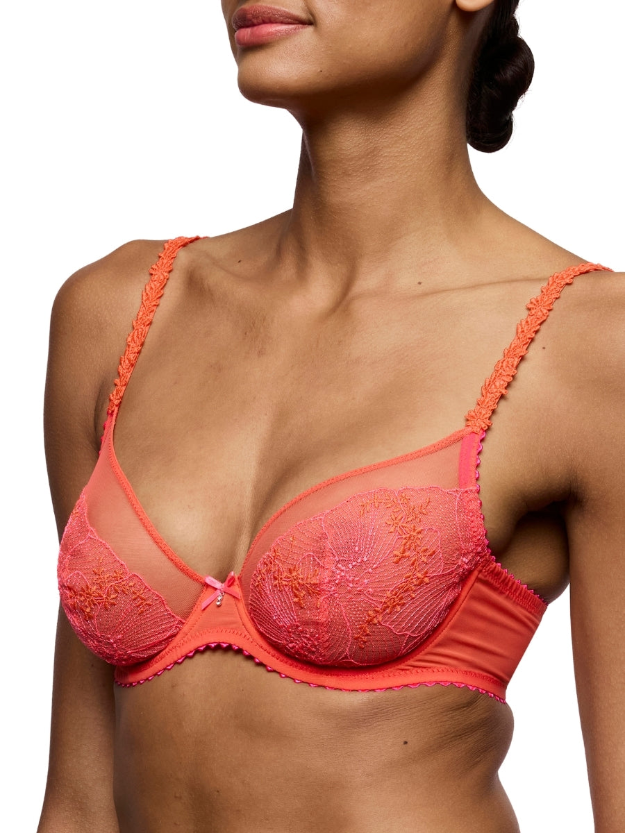 Solene Plunge Bra - Pamplemousse