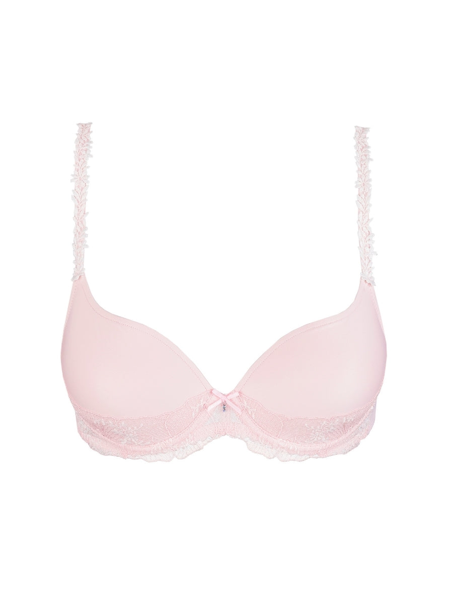 Solene Padded Heartshape Bra - Gardenia Rose