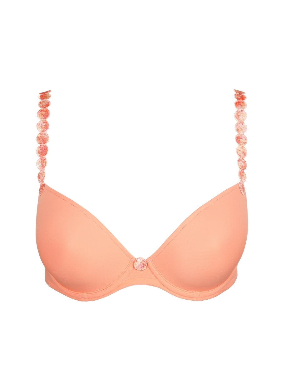 Tom Padded Plunge Bra - Papaya Smoothie