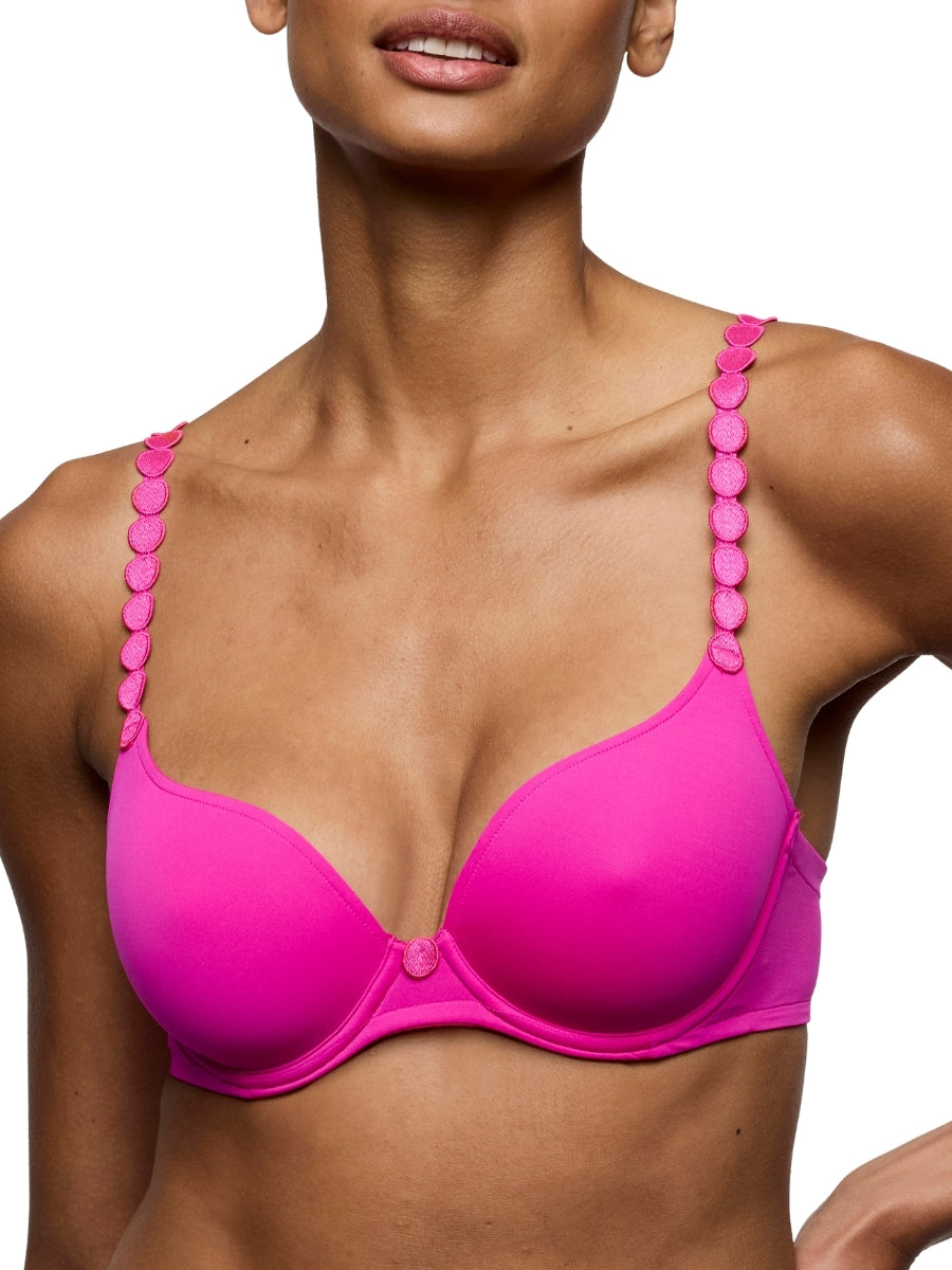 Tom Padded Heartshape Bra - Influencer Pink