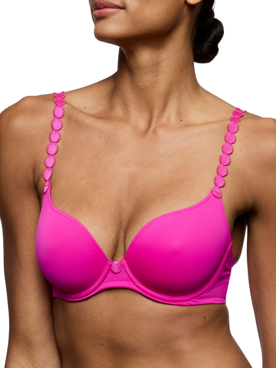 Tom Padded Heartshape Bra - Influencer Pink