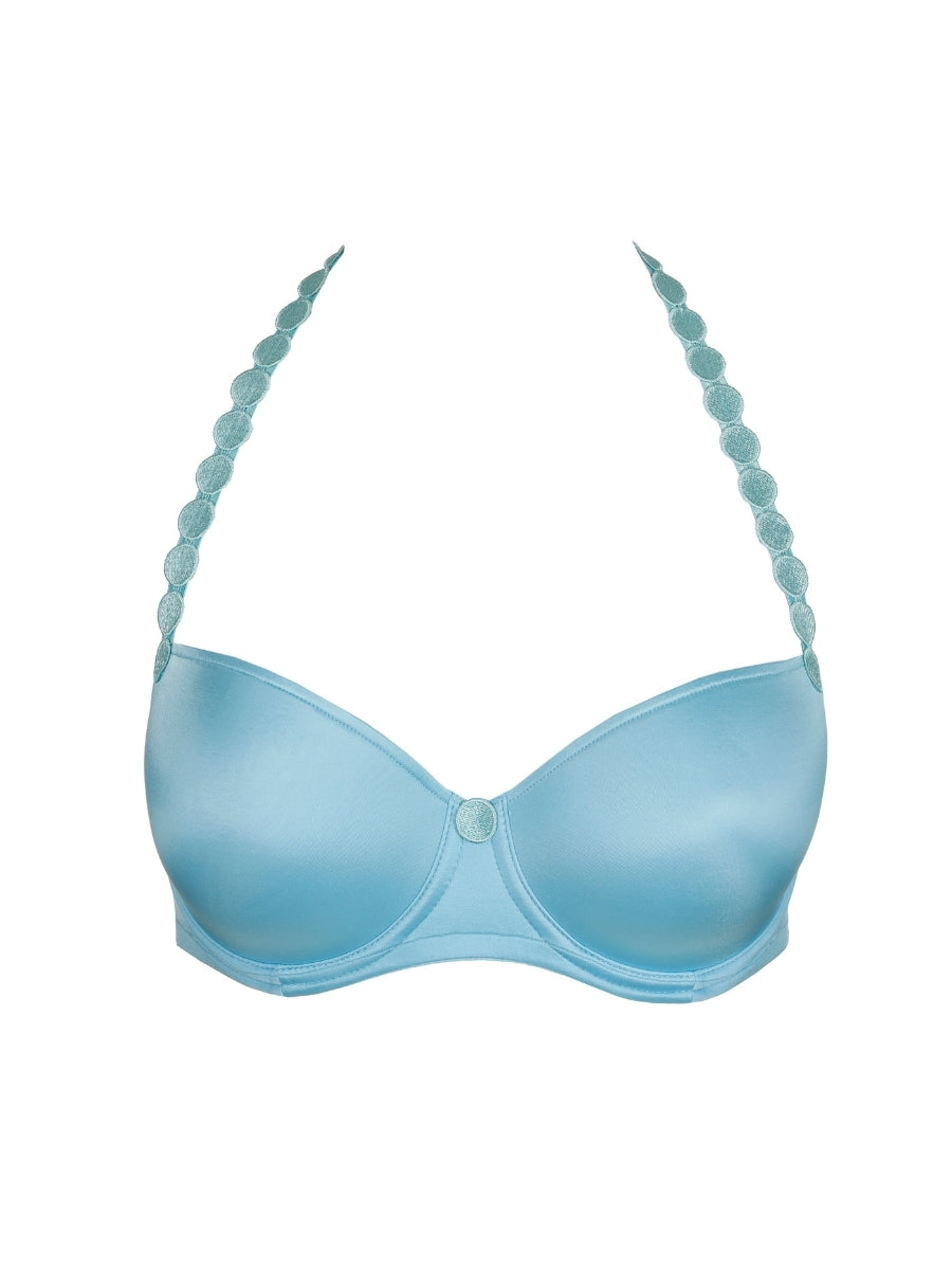 Tom Padded Balcony Bra - Azure Delight