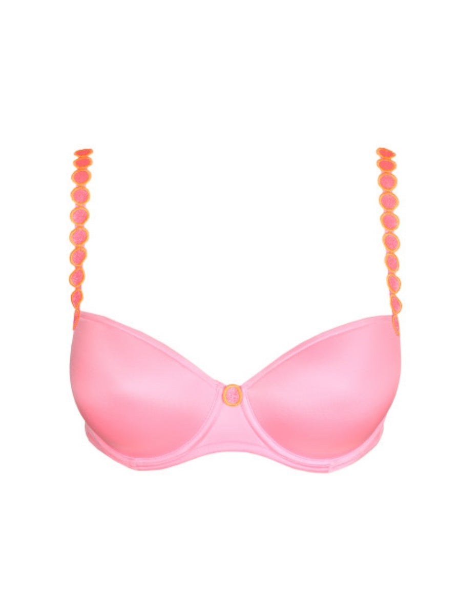 Tom Padded Balcony Bra - Happy Pink