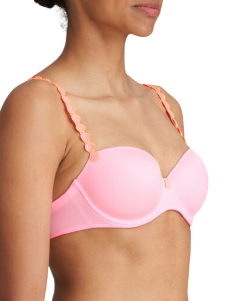 Tom Padded Balcony Bra - Happy Pink