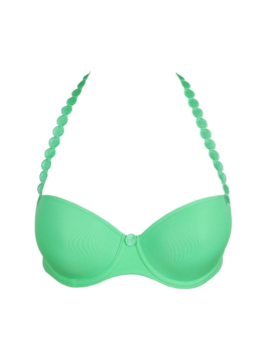 Tom Padded Balcony Bra - Lush Green